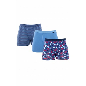 Pánske boxerky 3Pack 946/08 blue mix - Cornette
