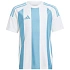 Detské tričko adidas Striped 24 Jersey white and blue IW2137