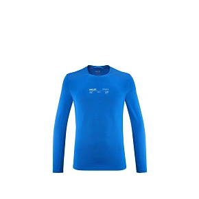 Pánske tričko MILLET Intense Ts Ls M, modré'