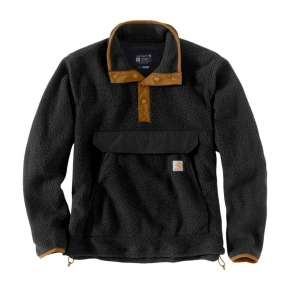 Carhartt Relaxed Fit Fleece Sweater - Black Veľkosť: m