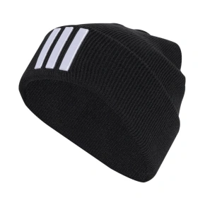 Čiapka Adidas s tromi pruhmi čierna JM3064