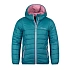 Trollkids Dievčenská prechodná detská bunda Eikefjord teal/mauve (464-334)