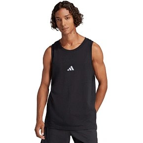 Pánske tričko adidas Essentials Small Logo Tank, čierne, JE8986 Pánske tričko adidas Essentials Small Logo Tank, čierne, JE8986