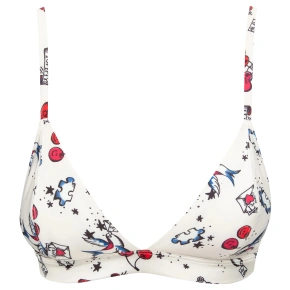 Dámska nevyztužená podprsenka s potlačou UW0UW01853-142 - Tommy Hilfiger