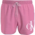 Pánske plavky SHORT DRAWSTRING KM0KM00967 TFZ pink - Calvin Klein