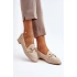 Dámske mokasíny FF-33 Light beige - Joia