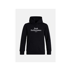 Mikina Peak Performance Jr Original Hood, čierna