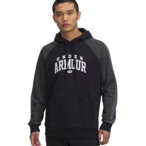 Under Armour Rival Fleece Colorblock Hoodie black 6003958 001 pánske Under Armour Rival Fleece Colorblock Hoodie black 6003958 001 pánske