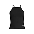 Športové tričko CASALL Built-In-Bra Halterneck Tank, čierne