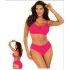 Dámske dvojdielne plavky Fashion 18 S940FA18-2d tm. ružové - Self
