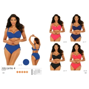 Dámske dvojdielne plavky S995G7 17 Alicante 4 tmavo modrá - Self