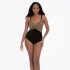 Jednodielne plavky 7232 M3 black and gold - Anita