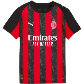 Detský dres Puma AC Milan Home Jersey Replika čierno-červená 779965 01