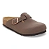 Birkenstock dreváky BOSTON KIDS BS 1030809 MOCCA (úzka šírka) detské