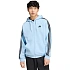 Pánska mikina adidas Essentials 3-Stripes Fleece Full-Zip Hoodie, modrá KY4143