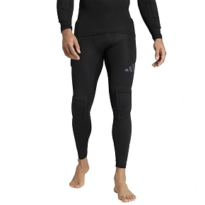 Pánske brankárske legíny adidas Padded Goalkeeper Baselayer Long, čierne, JZ9224 Pánske brankárske legíny adidas Padded Goalkeeper Baselayer Long, čierne, JZ9224