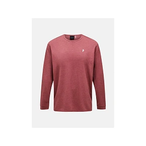 Pánske tričko PEAK PERFORMANCE M Trail Longsleeve, červené