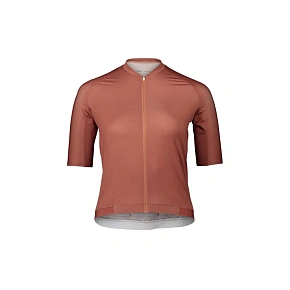 Cyklistické tričko POC W's PRISTINE Jersey – hnedé Cyklistické tričko POC W's PRISTINE Jersey – hnedé