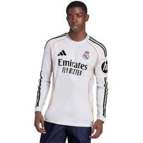 Pánske tričko adidas Real Madrid 25/26 Home s dlhým rukávom biele JN8884 pánske