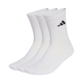 Adidas Cushioned Sportswear Crew 3P biele ponožky JZ0530