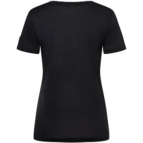 Koszulka termoaktywna z krótkim rękawem SUPER.NATURAL Sierra 140 V Neck biała