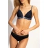 Čipkovaná vystužená podprsenka 164298 1P216 00135 námornícka modrá - Emporio Armani