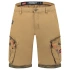 Geografické Nórsko Parento DB 317 M SY1694H/GN-Khaki šortky