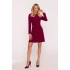 Dámske šaty S419 Bordeaux - Stylove