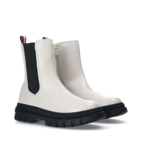 Topánky Tommy Hilfiger Bootie Ivory T3A5-33058-1355101-101