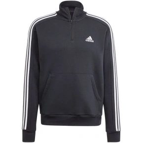 Mikina adidas Essentials Fleece s tromi pruhmi 1/4-Zip M HZ6235