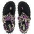 Gumbies - dámske žabky Slingback - BLACK SWIRLS