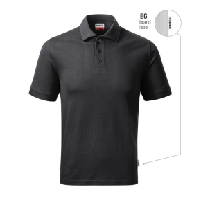 Pánske polo tričko Resist Heavy (ebony gray 94 (značka))