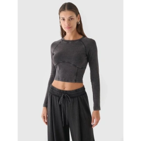 Dámske hladké tričko s dlhým rukávom 4F 4FRAW24TLONF503-20S Dámske hladké tričko s dlhým rukávom 4F 4FRAW24TLONF503-20S