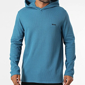 Boss Nočné prádlo Waffle Open Blue (50535885-470)