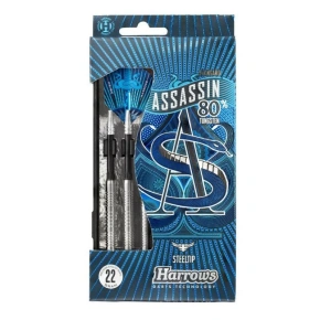Šípky Harrows Assassin 80% Steeltip HS-TNK-000013140
