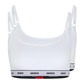 Dámska športová podprsenka BOSS s prúžkami 50469659-100 - HUGO