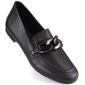 Dámske kožené poltopánky RKR645 black - Remonte