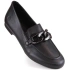 Dámske kožené poltopánky RKR645 black - Remonte