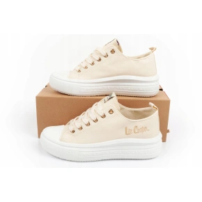 Dámska športová obuv LCW-24-44-2464L Light Beige with White - Lee Cooper