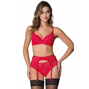Dámska podprsenka Hannah 0115/11 Red - MAT