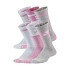 Ponožky Nike Everyday Cush Crew pre mladých Biela, ružová, sivá CK7302 905