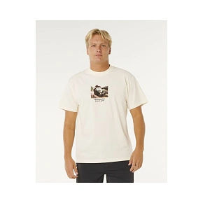 Pánske tričko RIP CURL Search Rig Tee, biele Pánske tričko RIP CURL Search Rig Tee, biele