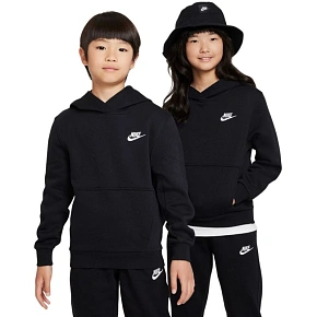 Detská mikina Nike Sportswear Club Fleece, čierna, FD3000 010 M