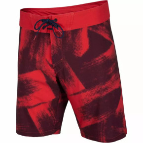 Pánske plavecké šortky H4L20-SKMT006 62A červeno-čierne - 4F