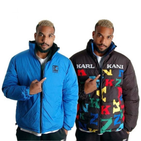 Karl Kani Retro Block Reversible Logo Puffer Jacket M 6076821 muži