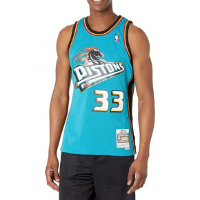 Mitchell & Ness Detroit Pistons NBA Swingman Road Jersey Pistons 98 Grant Hill M SMJYGS18164-DPITEAL98GHI Pánske oblečenie