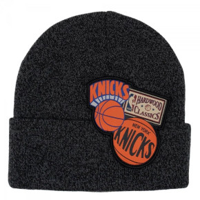 Mitchell & Ness NBA XL Logo Patch Knit Hwc Knicks HCFK4341-NYKYYPPPBLCK Šiltovka