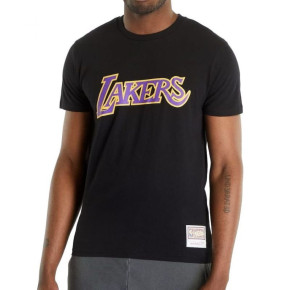 Mitchell & Ness Tričko s logom tímu NBA Los Angeles Lakers BMTRINTL1051-LALBLCK