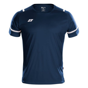 Futbalové tričko Zina Crudo Jr 3AA2-440F2 námornícka modrá/biela