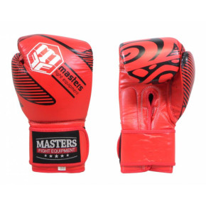 Masters Rbt-Red 14 oz kožené boxerské rukavice 01806022-14